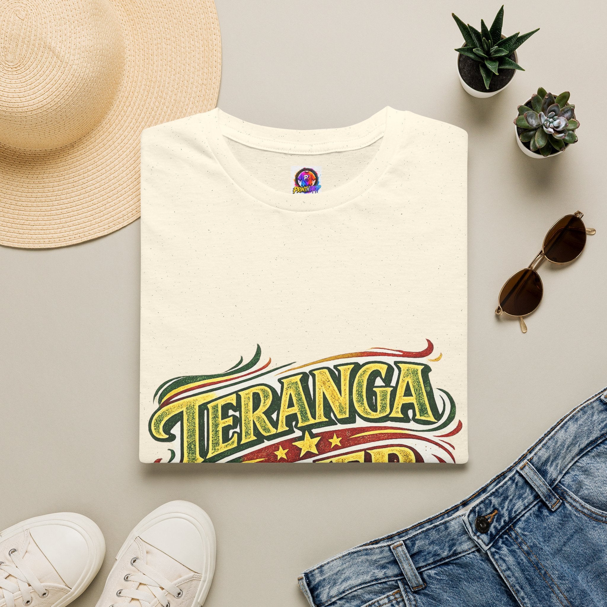 Senegal Teranga Power T-Shirt — Retro Senegal Pride Graphic Tee