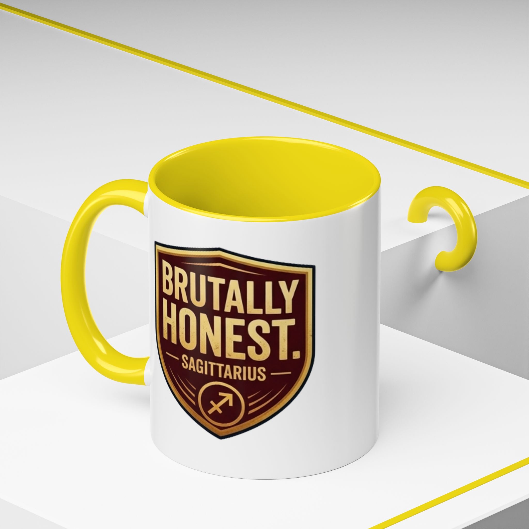 Sagittarius Coffee Mug - "Brutally Honest" Zodiac Accent Mug (11/15oz)