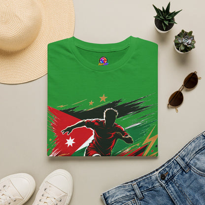 Jordan Soccer T‑Shirt — Desert Courage Flag Design