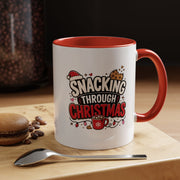 Modern Day Christmas Snacking Through Christmas Coffee Mug