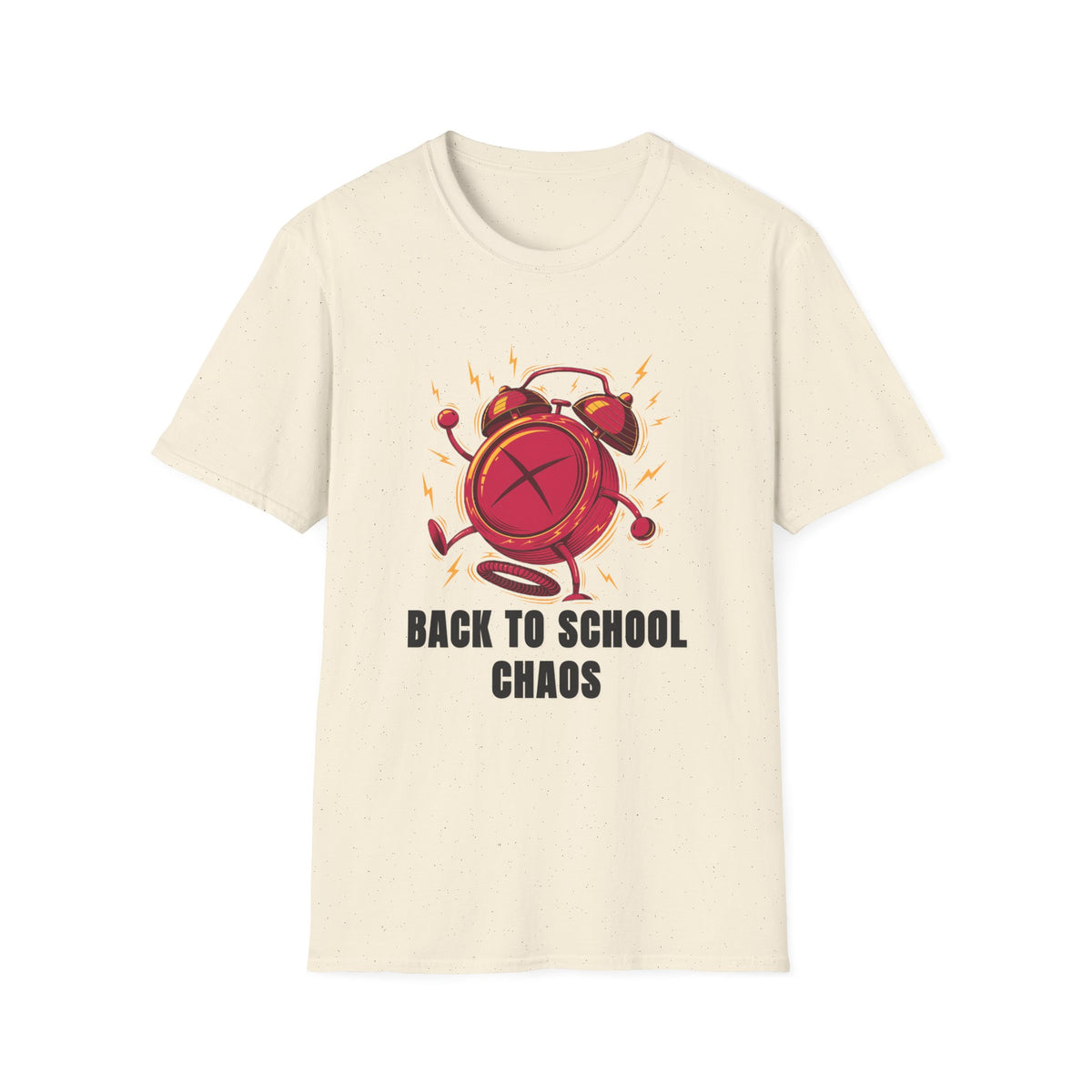 Back to School Chaos T-Shirt — Funny Alarm Clock Graphic Tee - Trending Now - August 2026