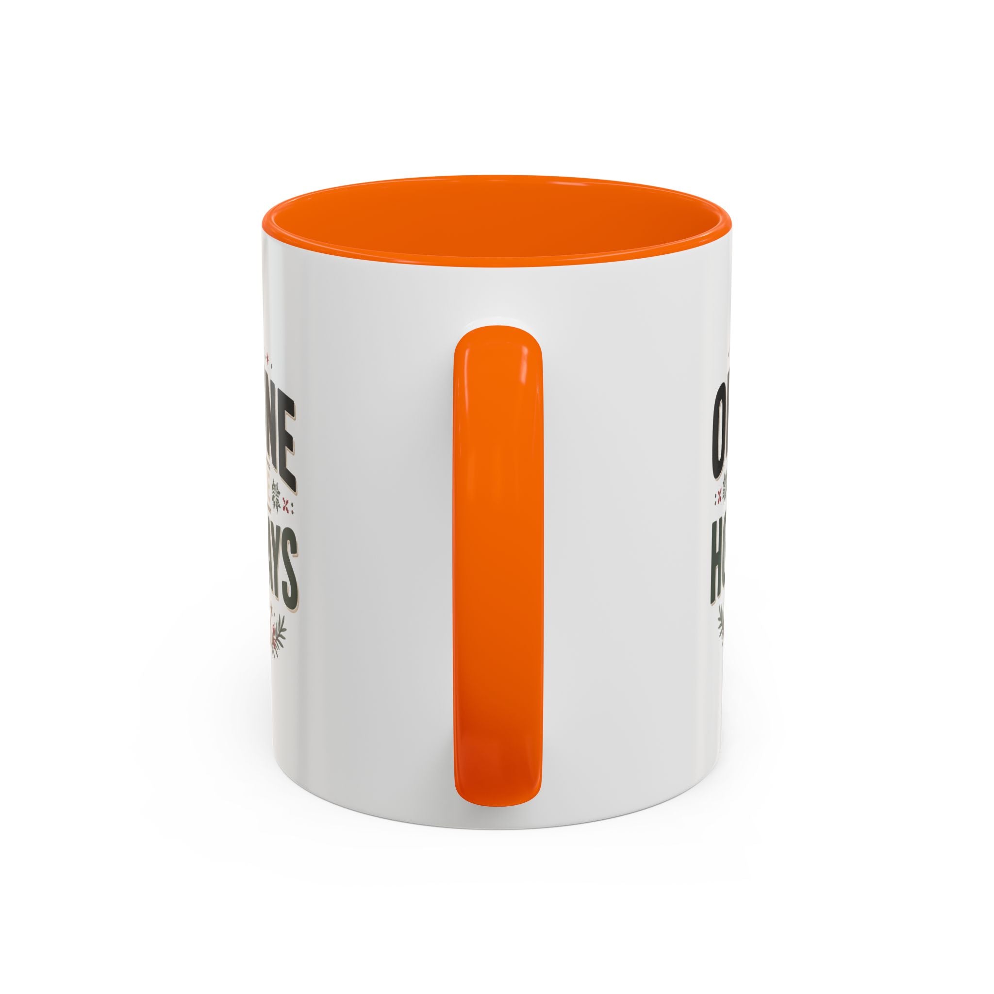 Christmas Holiday Coffee Mug — “Offline for the Holidays” Accent Ceramic Mug