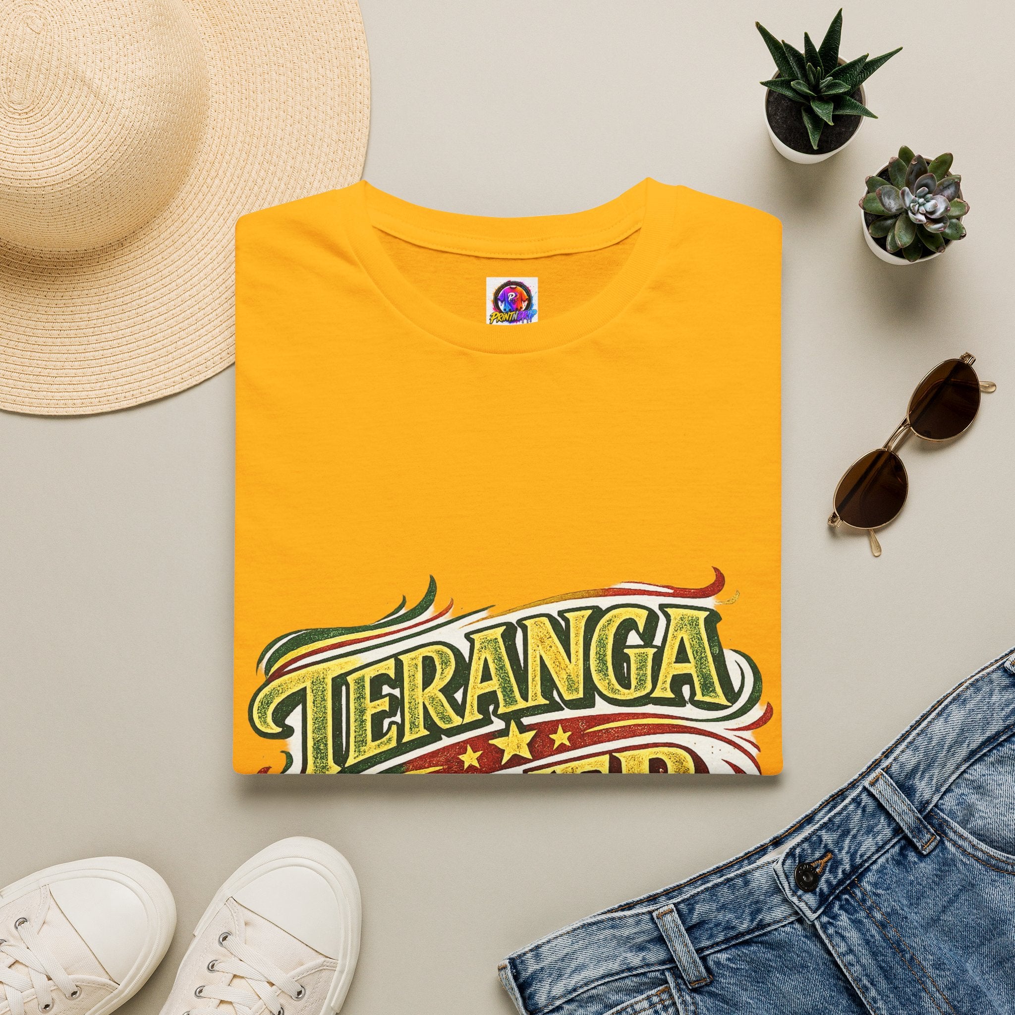 Senegal Teranga Power T-Shirt — Retro Senegal Pride Graphic Tee