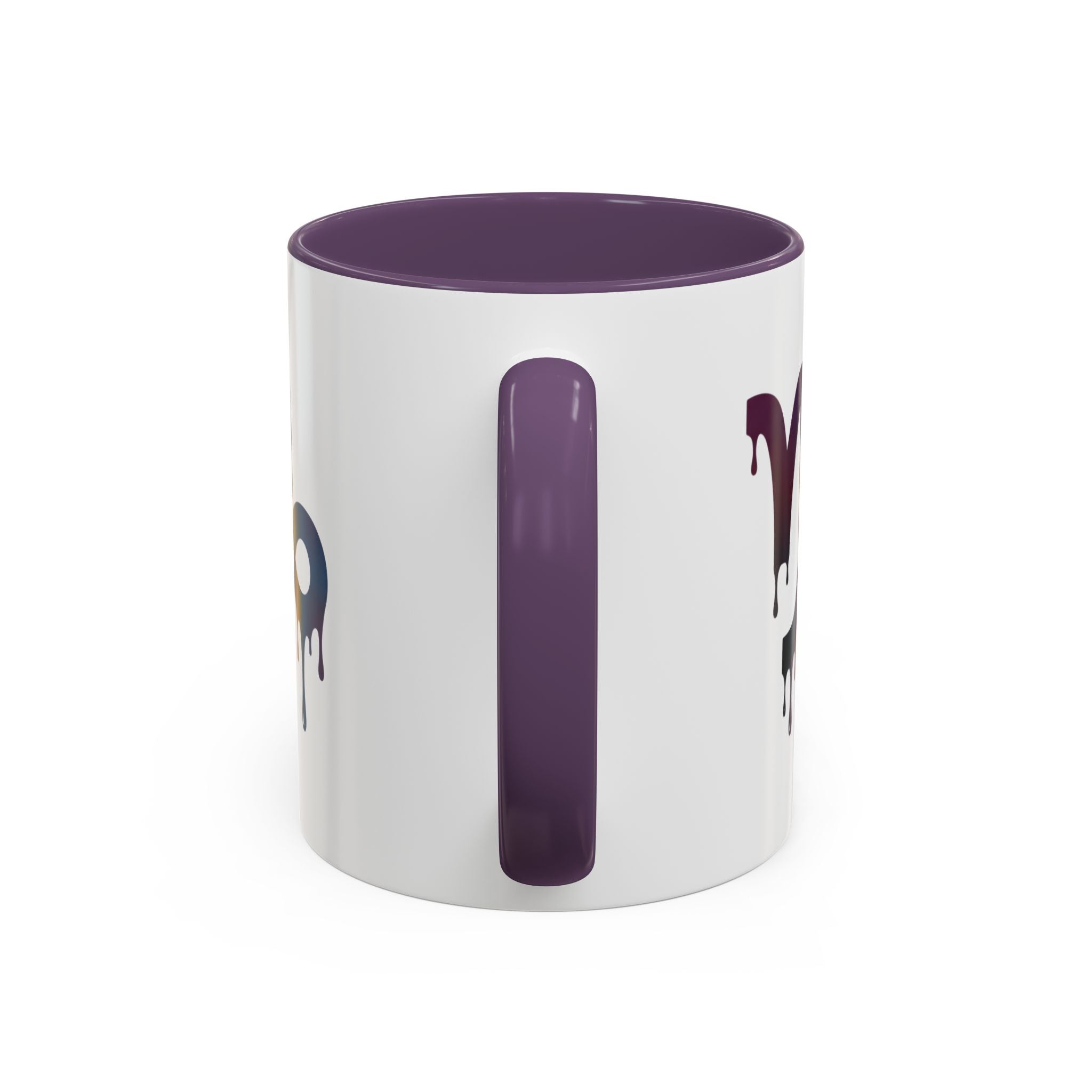 Capricorn Drip Accent Coffee Mug — Zodiac Symbol Gradient