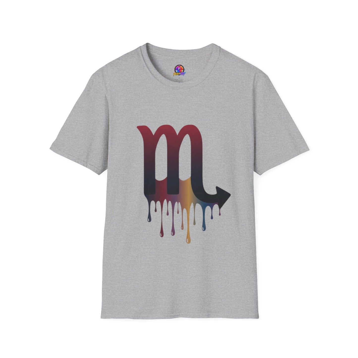 Scorpio Drip Symbol T-Shirt — Zodiac Scorpion Astrology Tee
