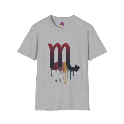 Scorpio Drip Symbol T-Shirt — Zodiac Scorpion Astrology Tee