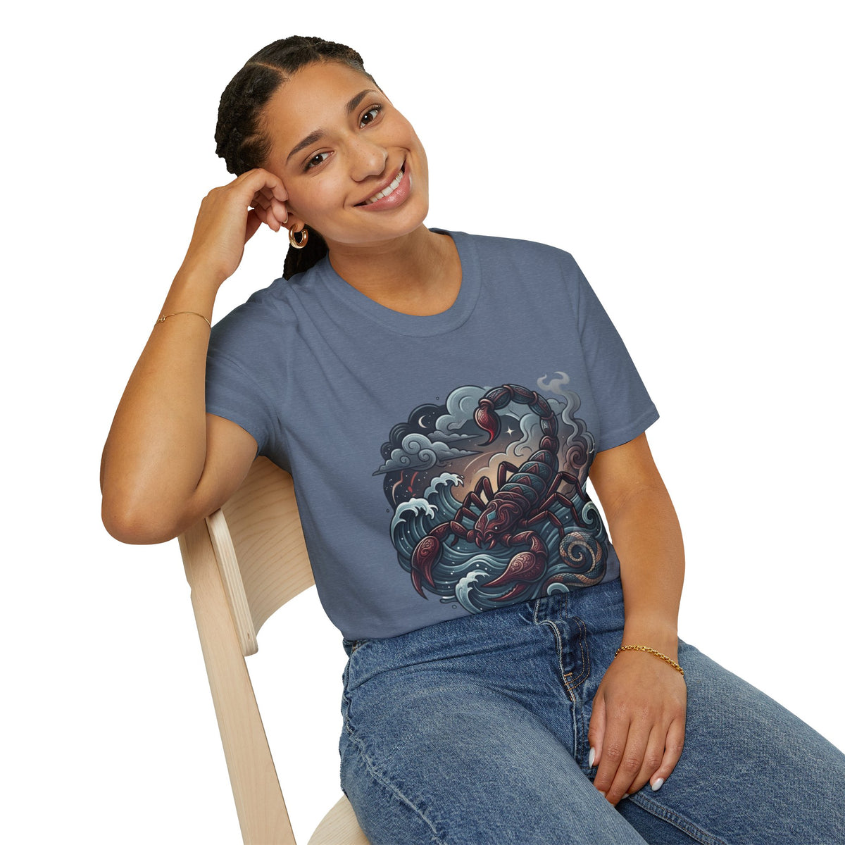 Scorpion Wave Unisex Softstyle T-Shirt