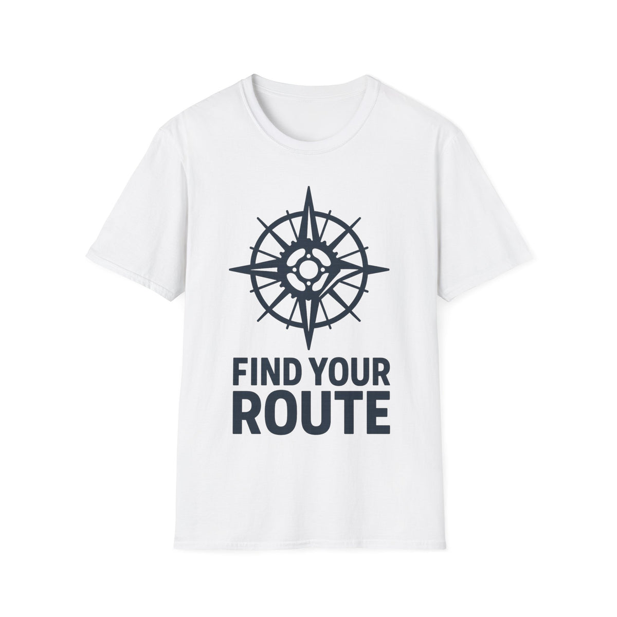 "Find Your Route" Compass Graphic Tee | Minimalist Adventure Travel T-Shirt - Trending Now - September 2026