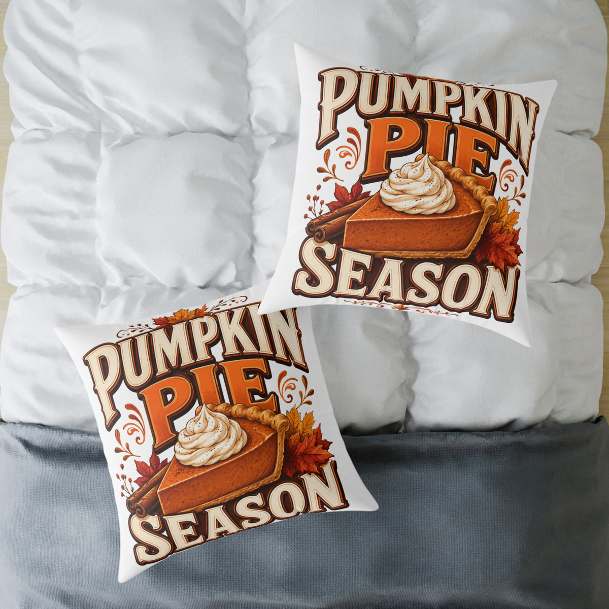 Thanksgiving Pumpkin Pie Season Throw Pillow