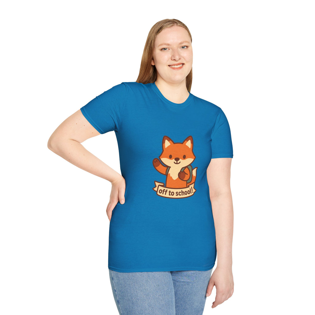Cute Fox "Off to School" T-Shirt — Kids/Teacher Back-to-School Tee - Trending Now - August 2026