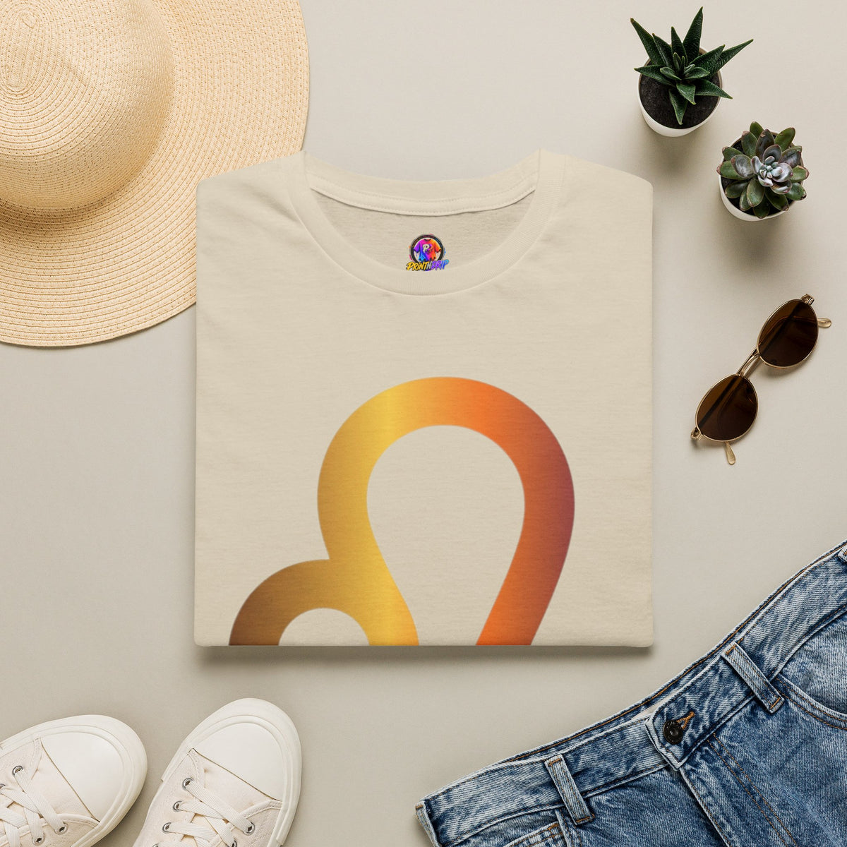 Leo Zodiac Drip T-Shirt — Colorful Astrology Sign Tee