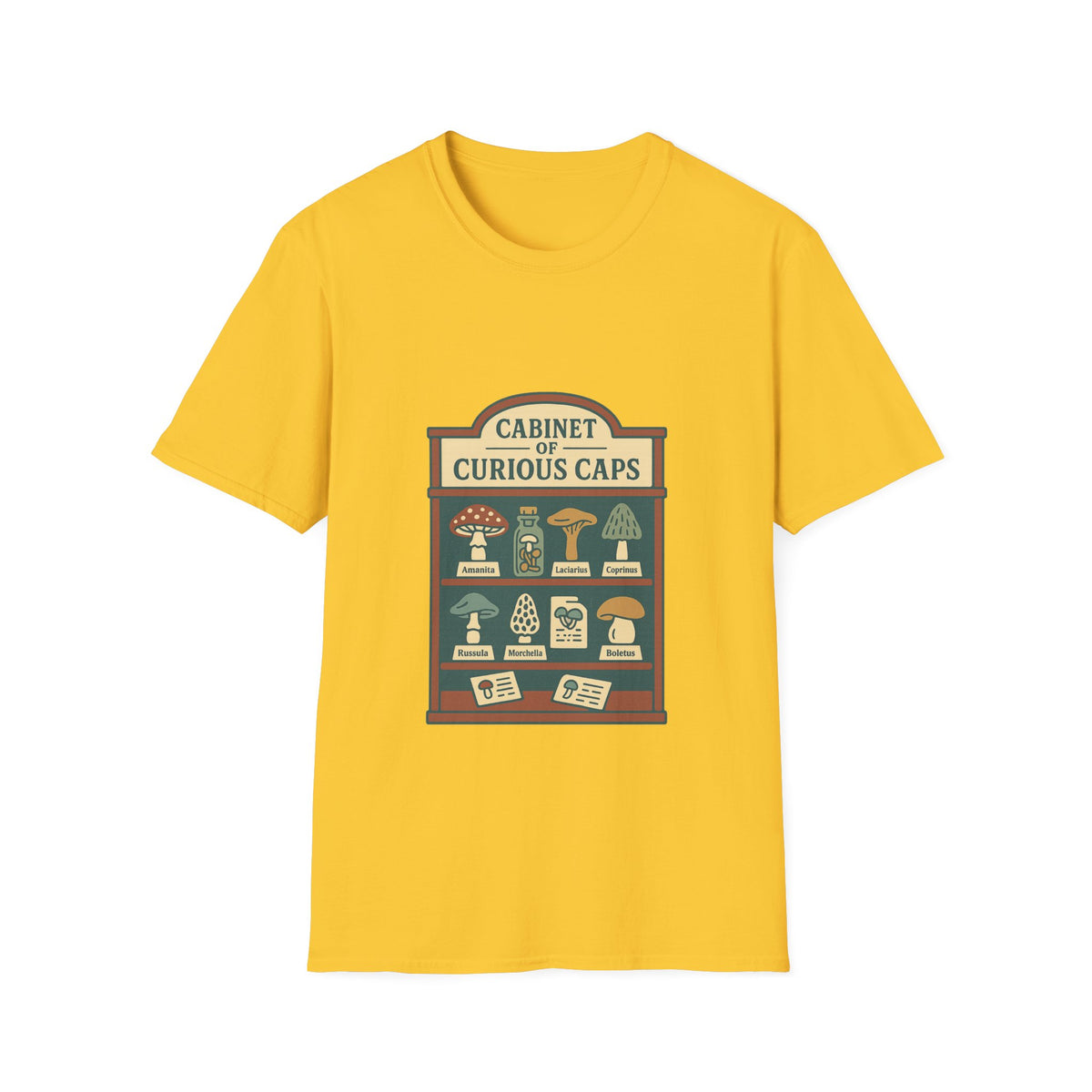 T-Shirt — Cabinet of Curious Caps Vintage Apothecary Graphic Tee - Trending Now - October 2026