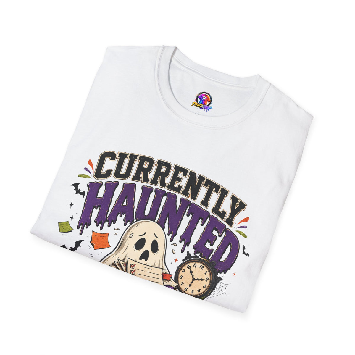 Halloween Currently Haunted Unisex Softstyle T-Shirt