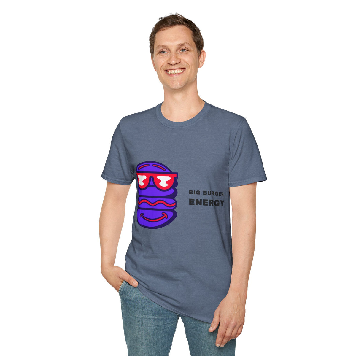 Big Bubbly Energy T-Shirt — Fun Sunglasses Emoji Graphic Tee - Trending Now - September 2026