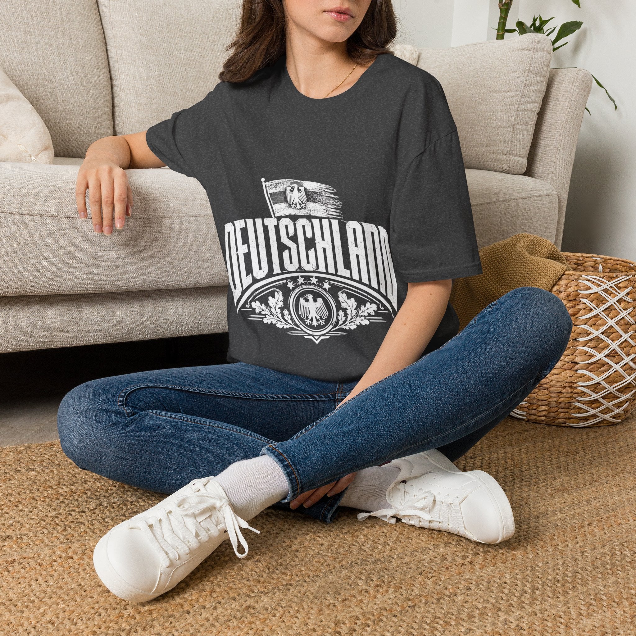 Germany Deutschland T-Shirt — Vintage German Crest Soccer Fan Tee