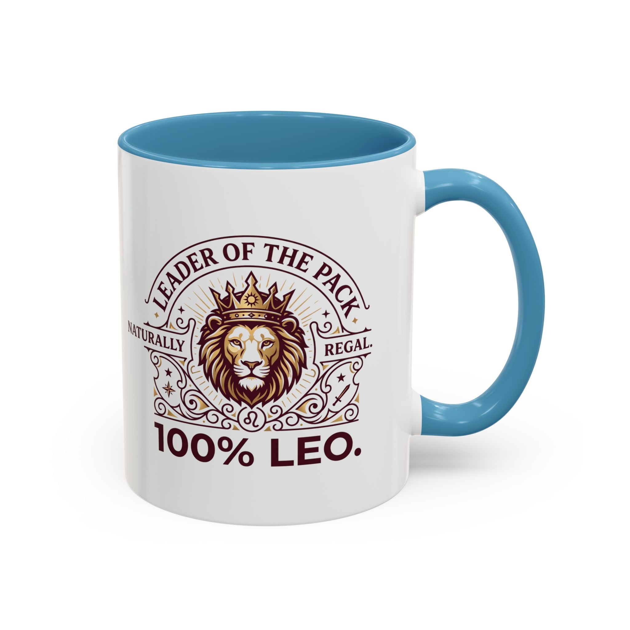 Leo Coffee Mug — 'Leader of the Pack' 100% Leo Zodiac Accent Mug