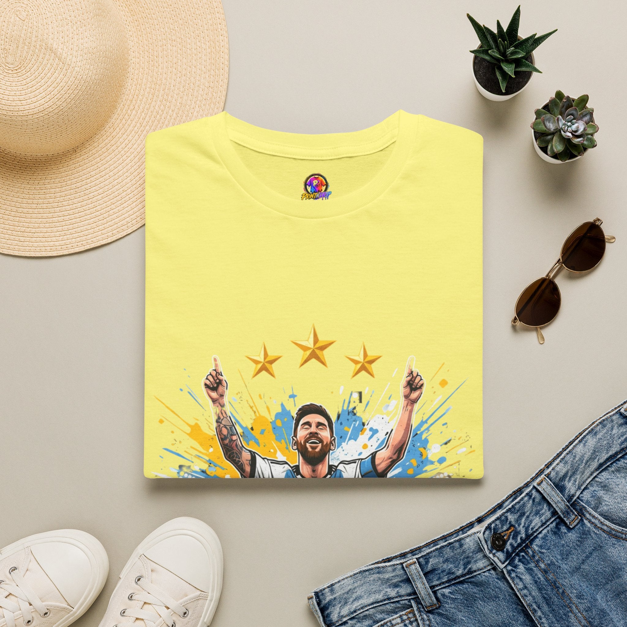 Argentina Messi  Soccer T‑Shirt — Argentina Messi 10 Fan Tee