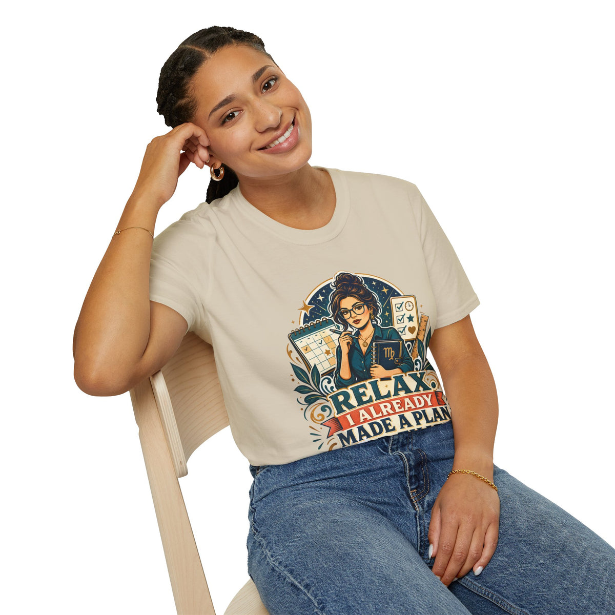 Virgo Planner T-Shirt — “Relax I Already Made A Plan For That” Astrological Tee