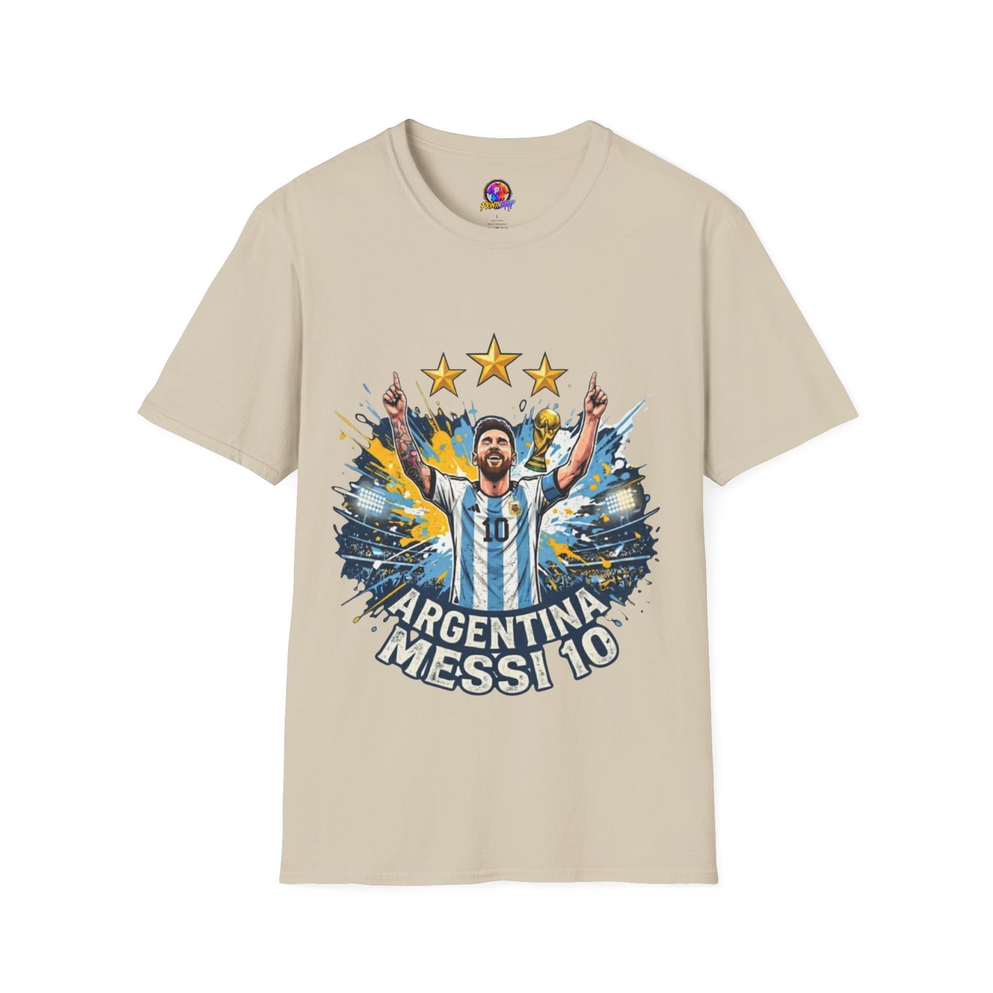 Argentina Messi Soccer T‑Shirt — World Cup Champion Fan Tee