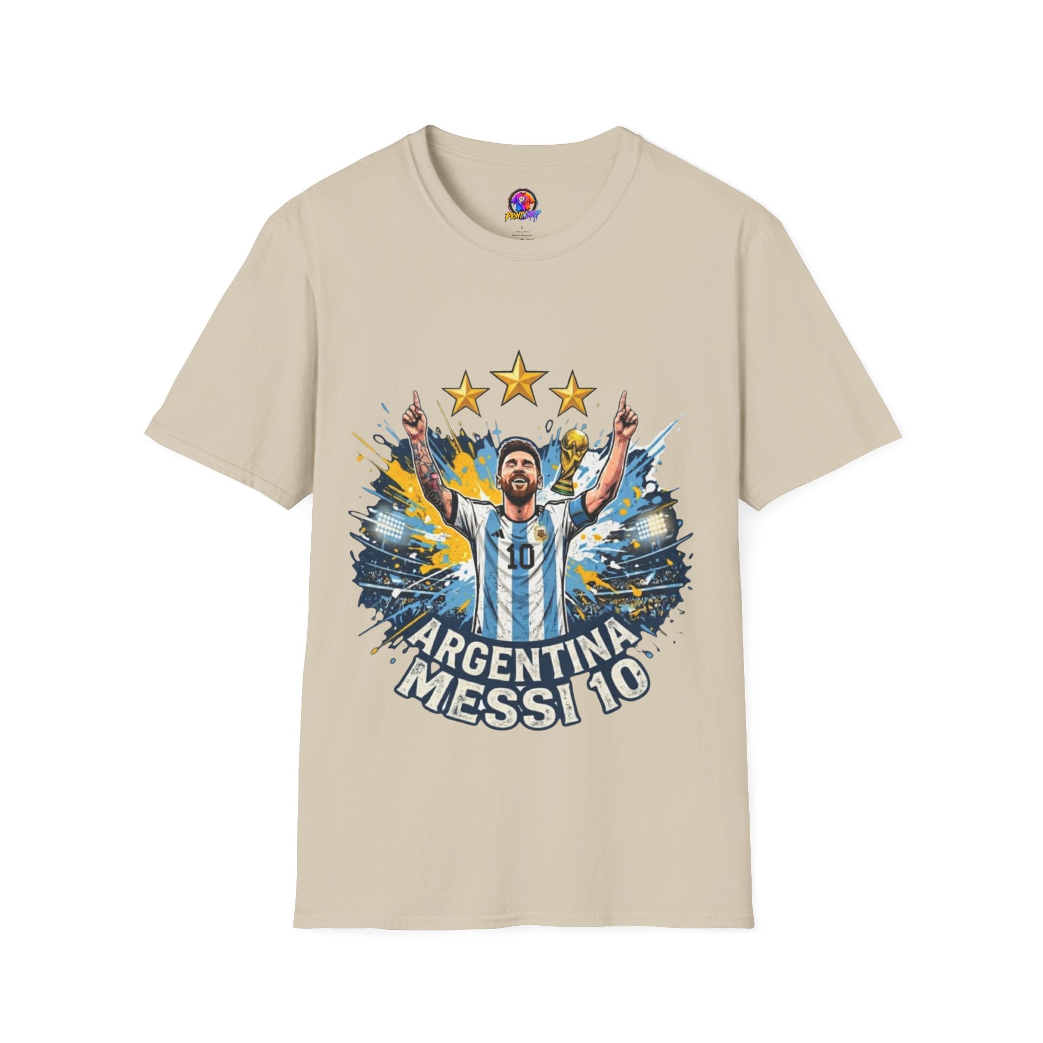 Argentina Messi Soccer T‑Shirt — World Cup Champion Fan Tee