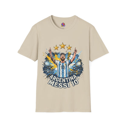 Argentina Messi Soccer T‑Shirt — World Cup Champion Fan Tee