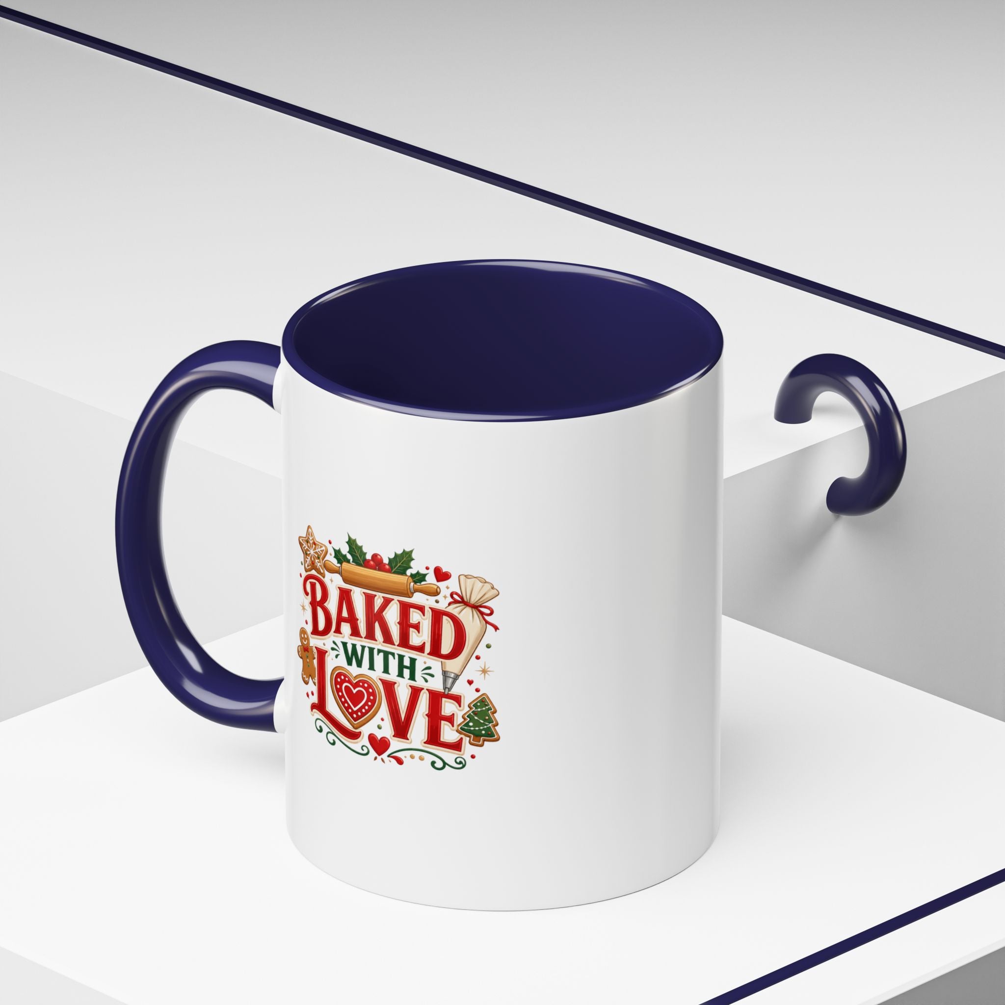 Baked With Love Coffee Mug — Holiday Baking Kitchen Gift