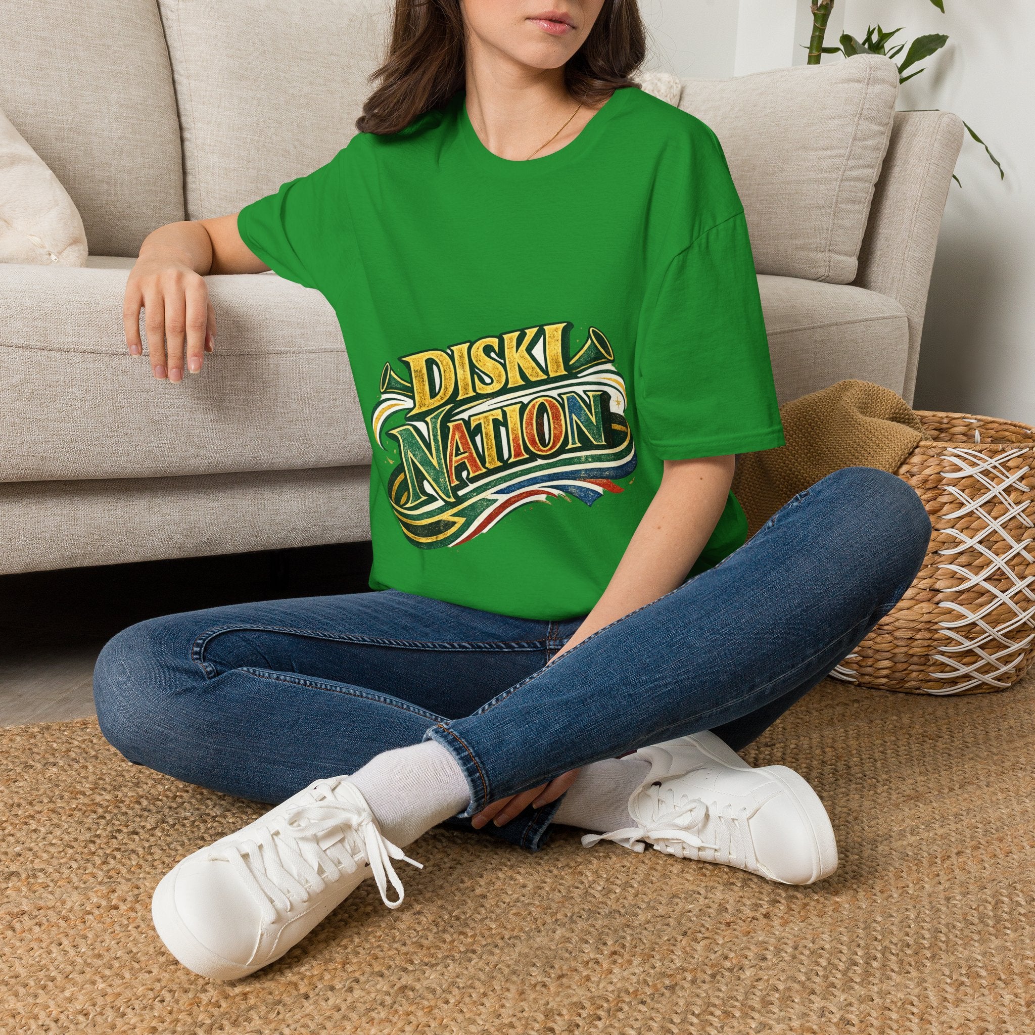 South Africa Diski Nation T-Shirt — Retro Reggae Graphic Tee