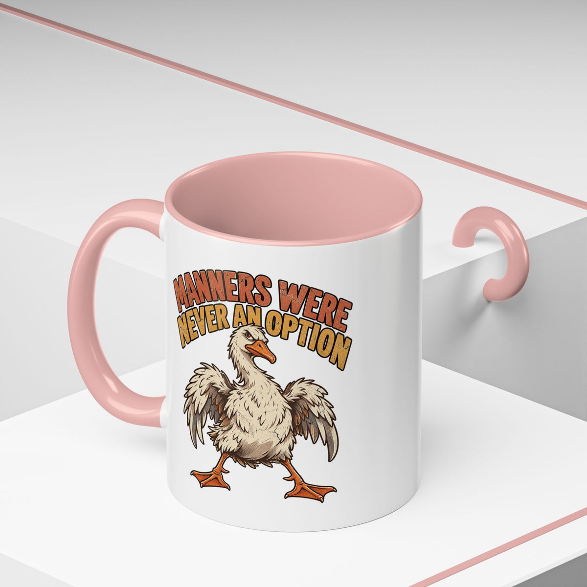 Manners Were Never An Option Funny And Witty  Coffee Mug