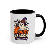 Spooky Season Coffee Mug — Cute Ghost Halloween Accent Mug (11/15oz)
