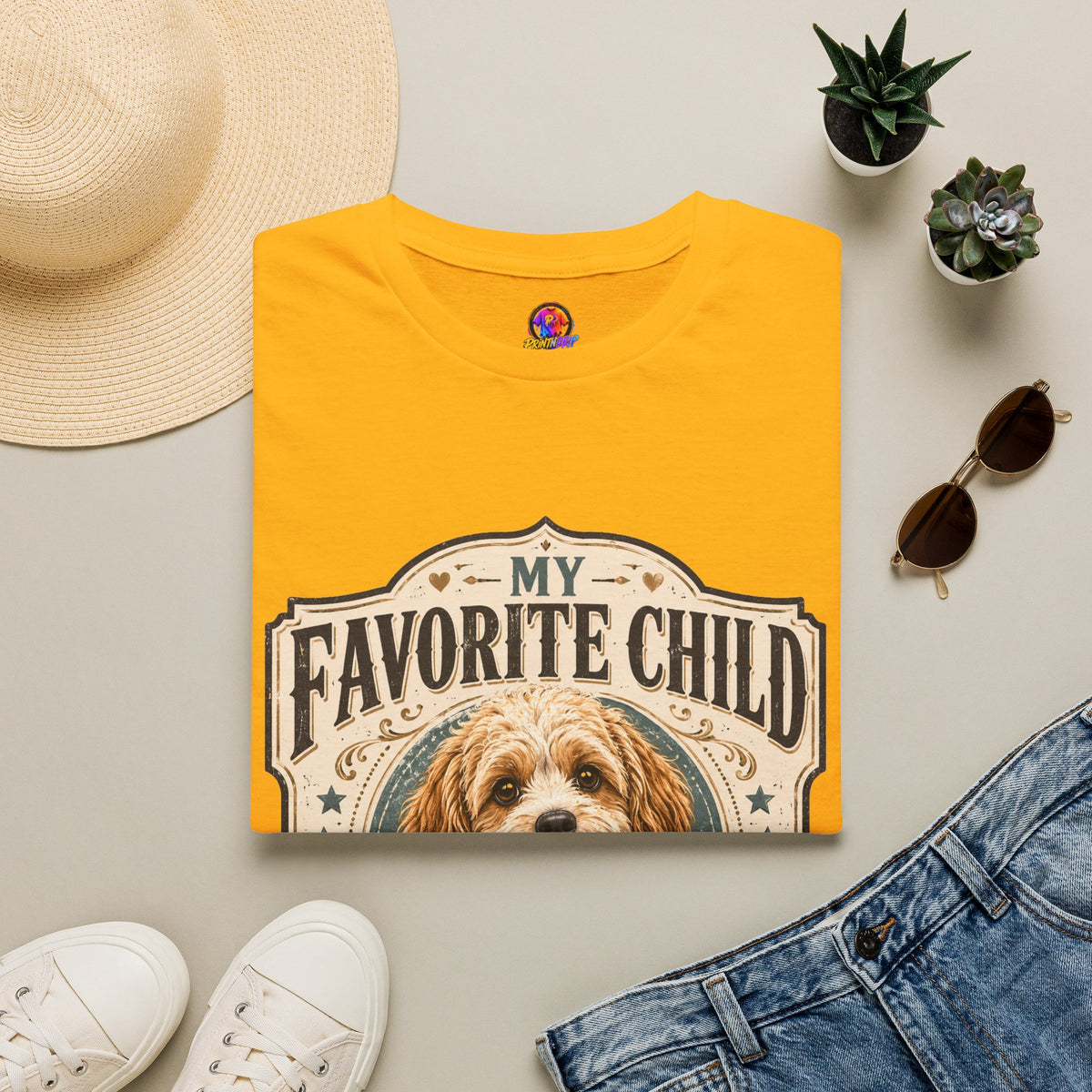 My Favorite Child Dog Mom Club T-Shirt — Cute Puppy Pet Lover Tee