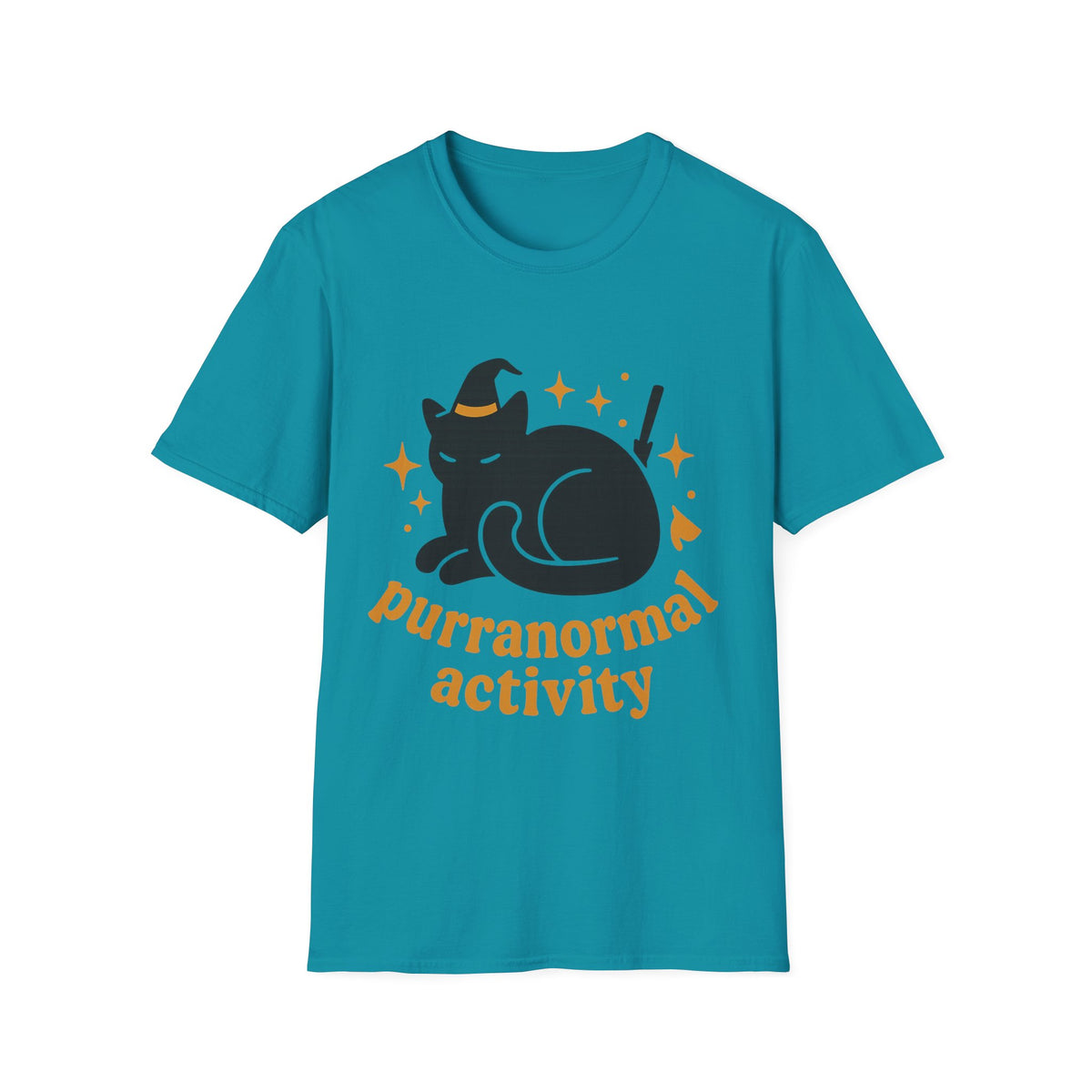 Paranormal Activity Circle T-Shirt — Cute Retro Ghost & Stars Tee - Trending Now - August 2026