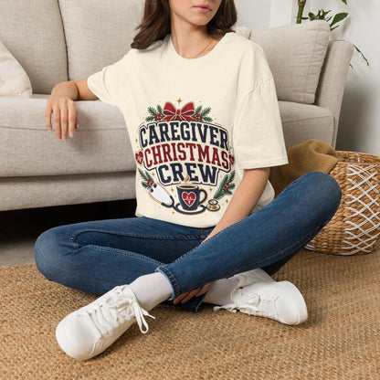 Caregiver Christmas Crew T-Shirt — Holiday Nurse & Caregiver Gift