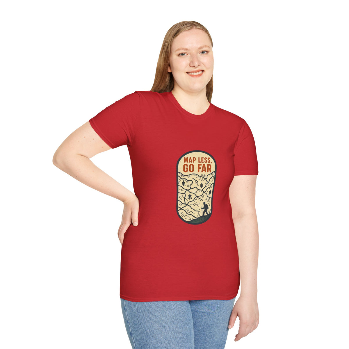 Map Less Go Far T‑Shirt — Vintage Adventure Travel Tee - Trending Now - August 2026