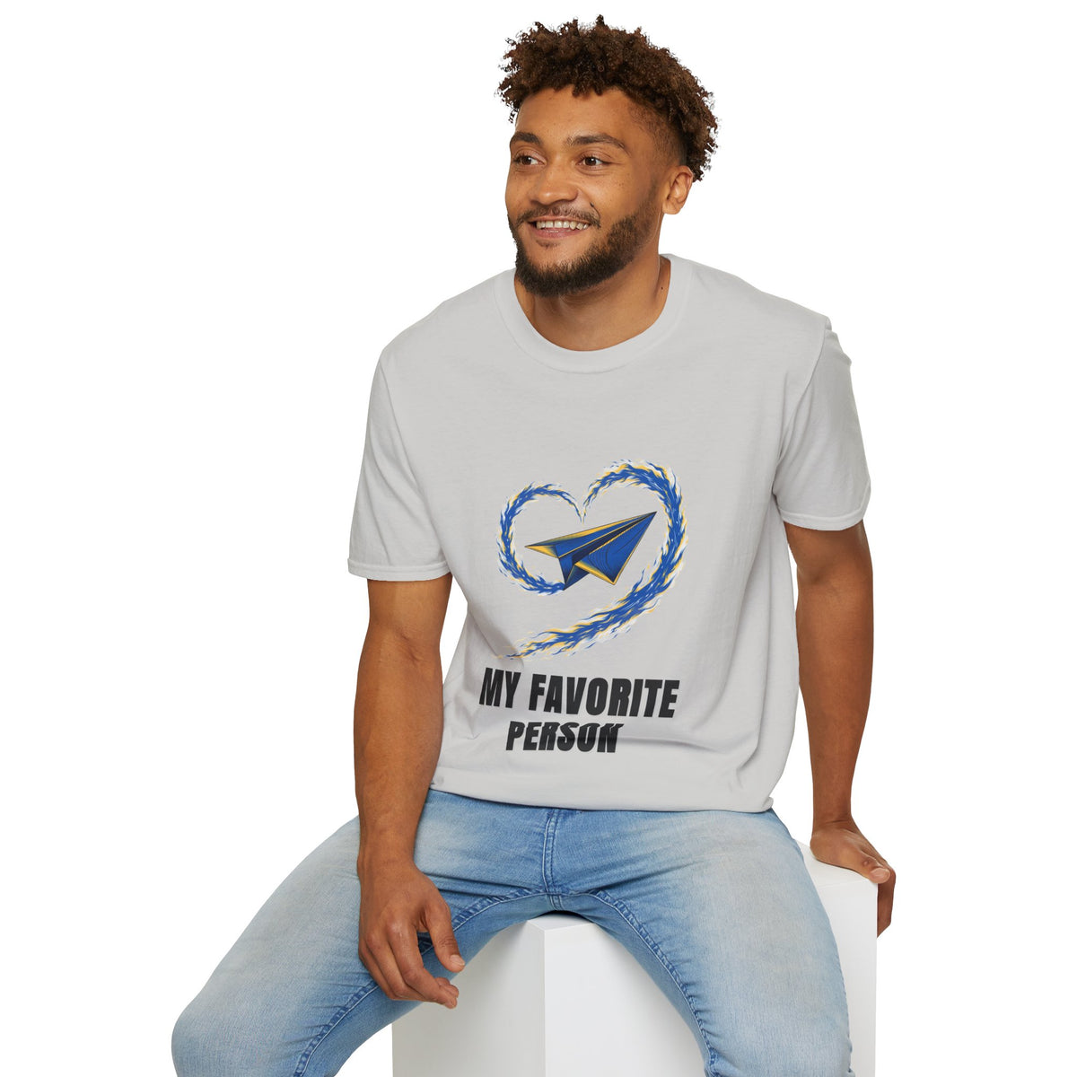 Paper Plane Heart T-Shirt — “My Favorite Person” Graphic Tee - Trending Now - August 2026