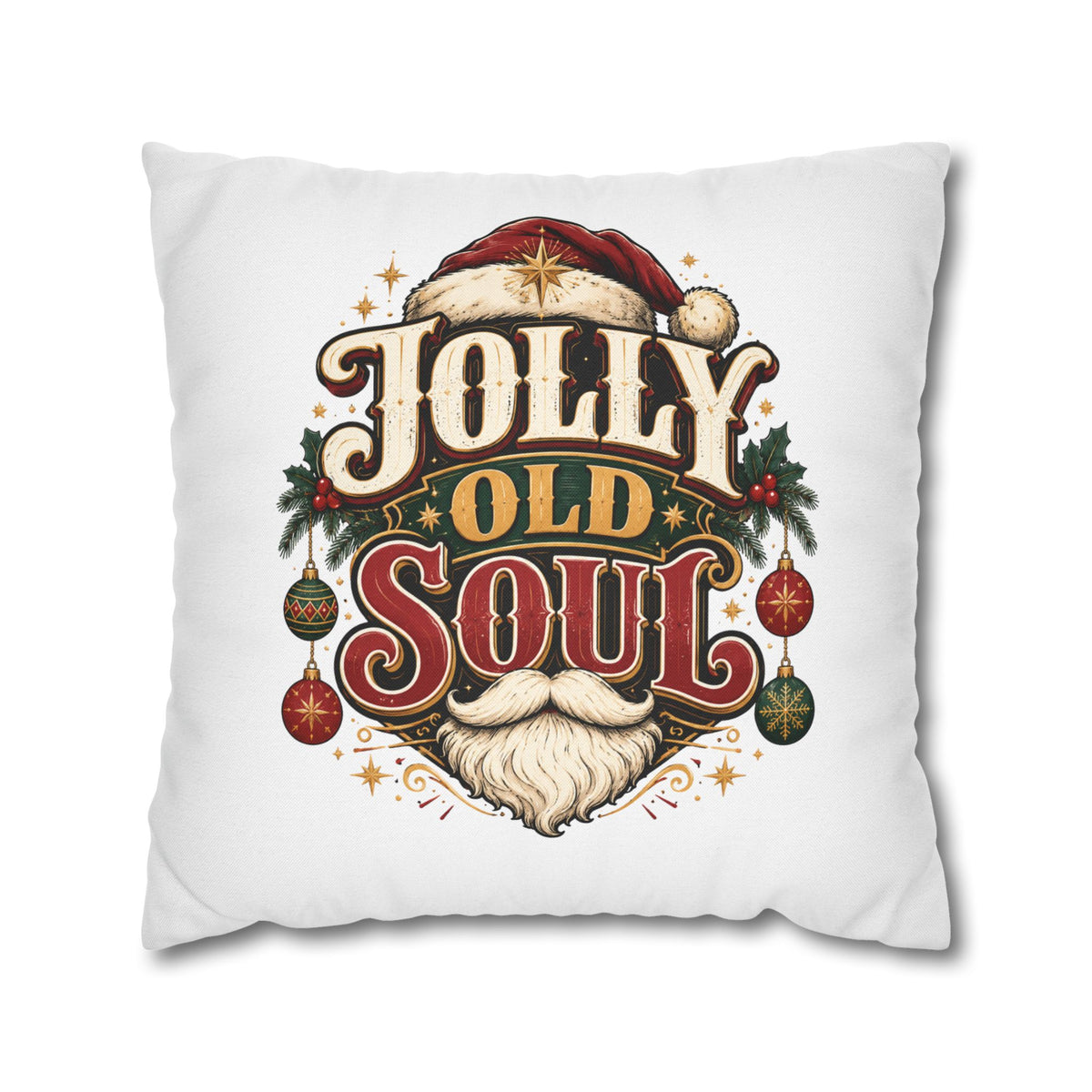 Christmas Jolly Old Soul Christmas Pillowcase
