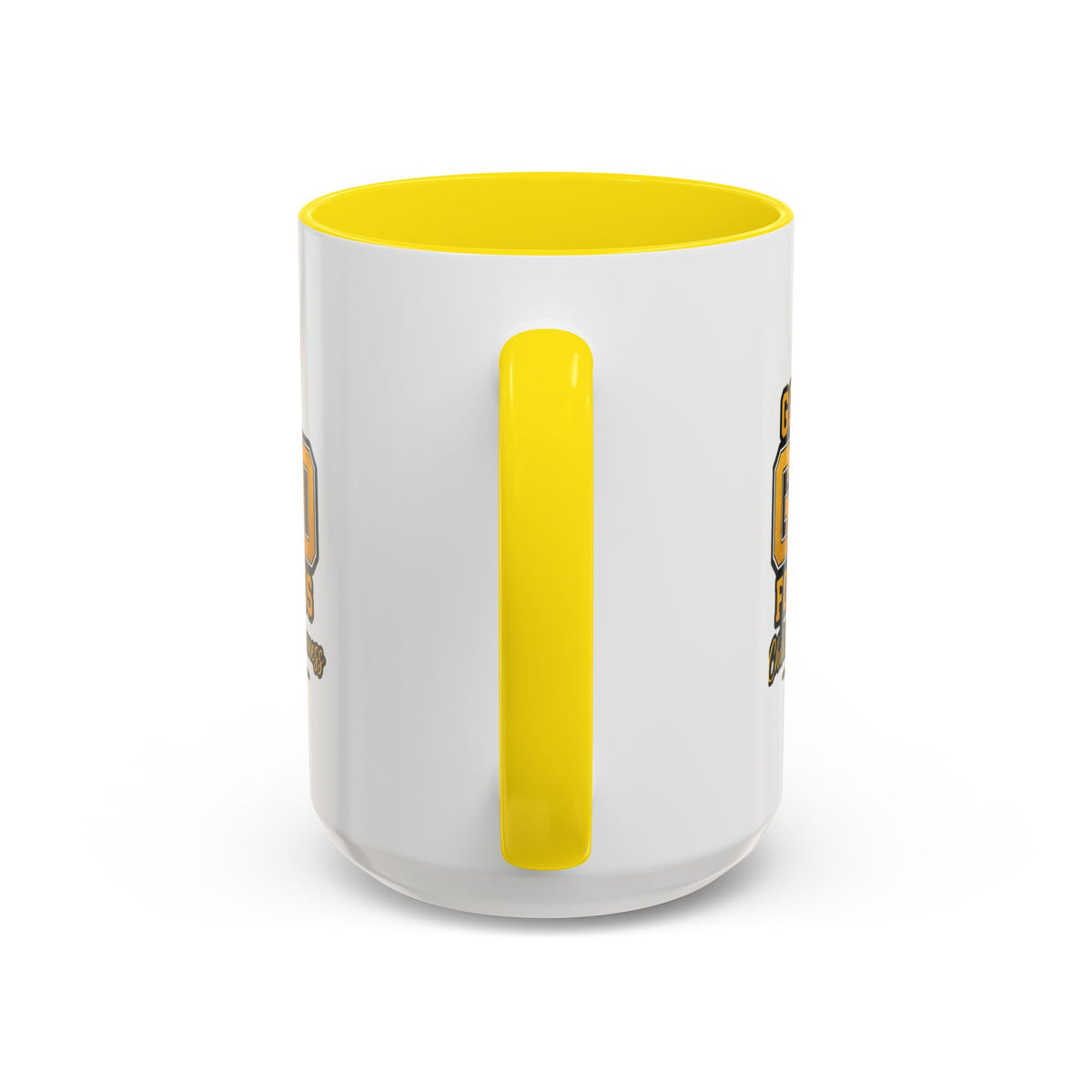 Gold For The Kids Coffee Mug — Childhood Cancer Awareness Accent Mug (11/15oz)