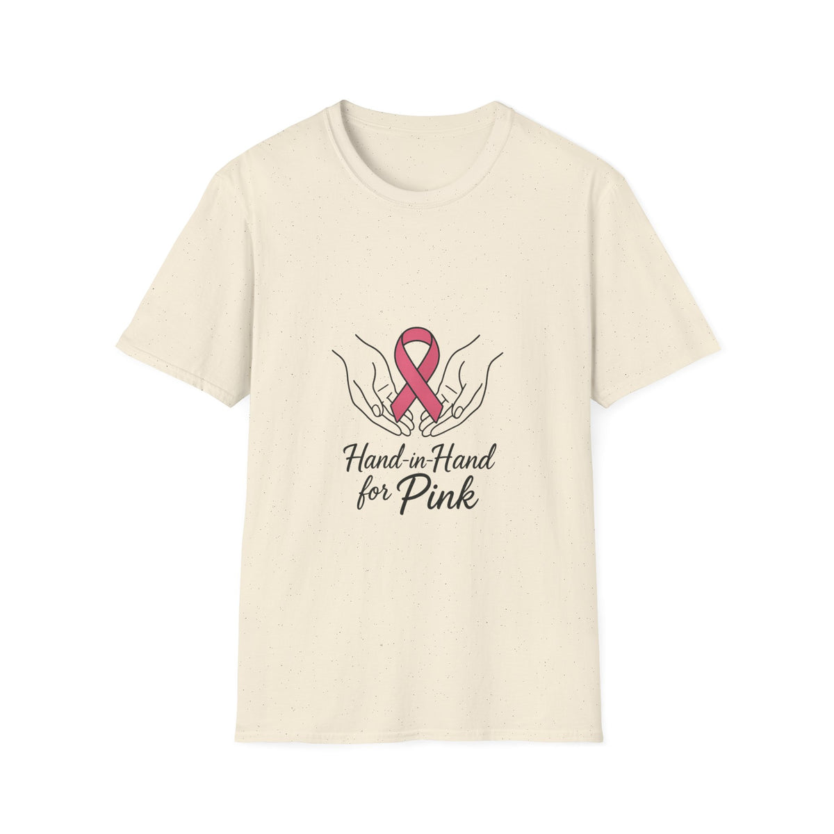 Breast Cancer Awareness T-Shirt — Hands in Hands for Pink Ribbon Tee - Trending Now - October 2026