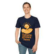 T-Shirt — "Future Grows Here" Sunseed Graphic - Trending Now - September 2026