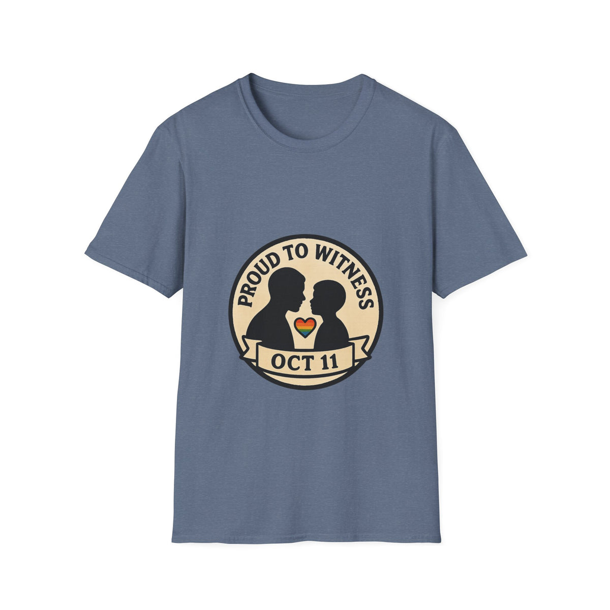 T-Shirt — Proud to Witness Oct 11 Badge Tee - Trending Now - October 2026
