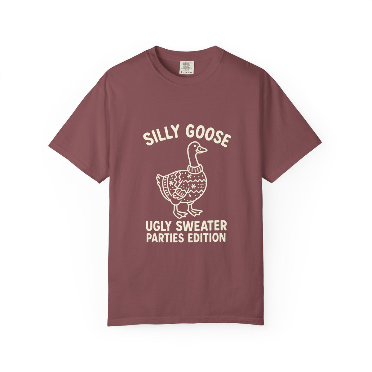 Silly Goose Ugly Sweater Parties Edition T-Shirt - Trending Now - October 2026