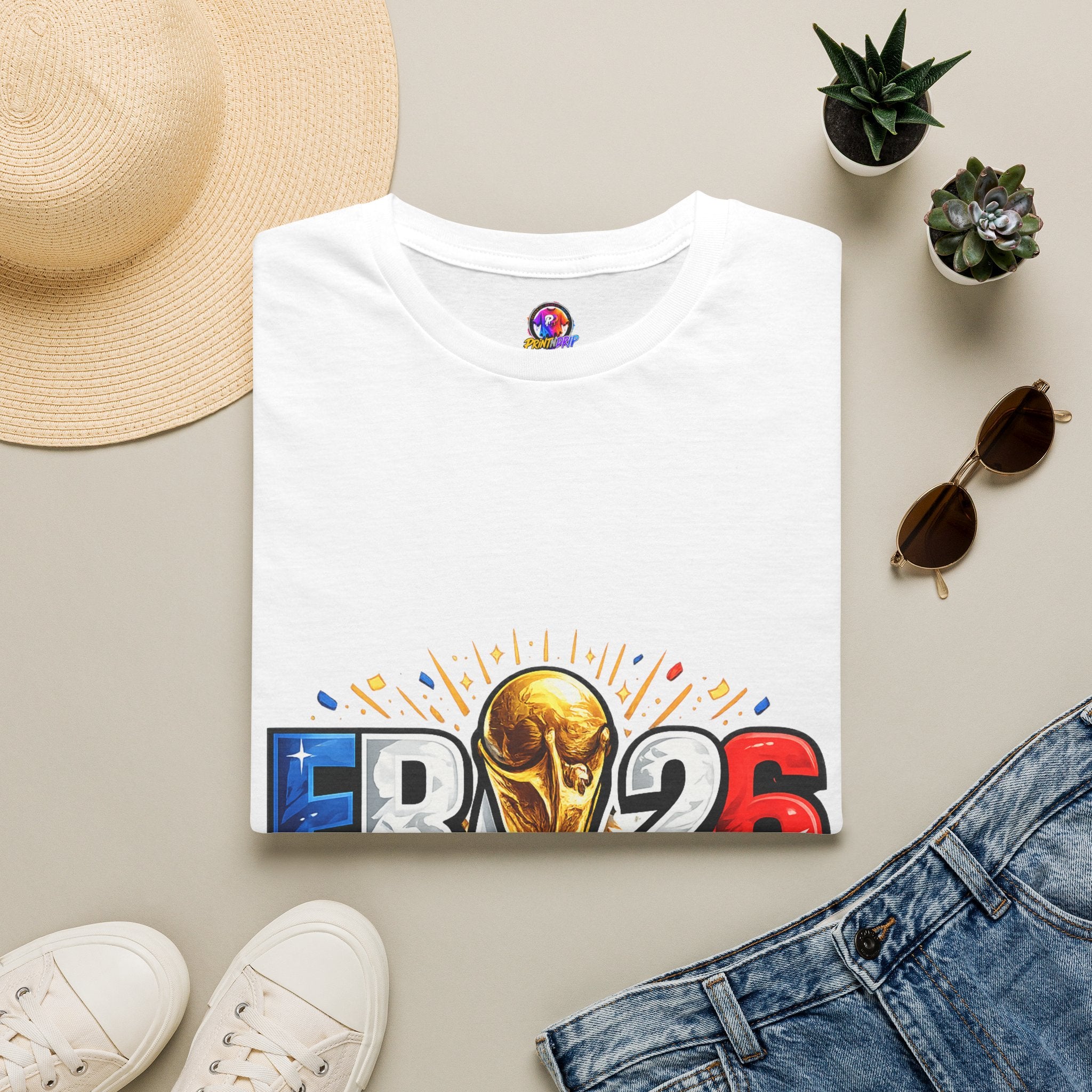 France World Cup Trophy 26 T-Shirt — Soccer Championship Fan Tee