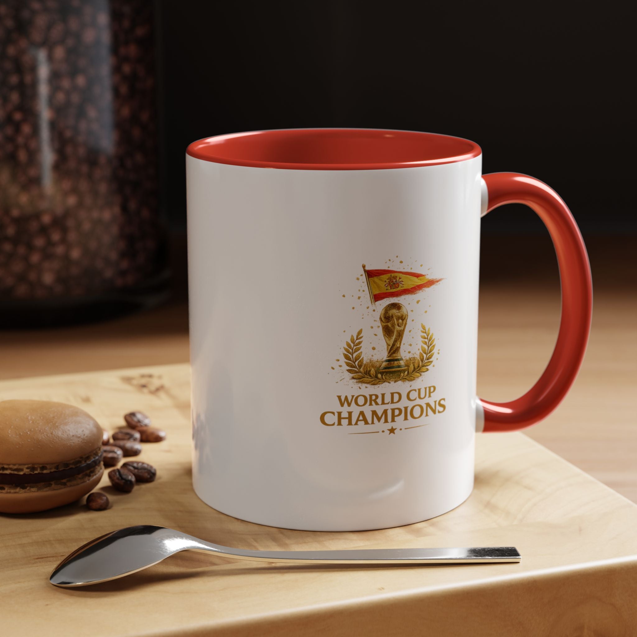 World Cup Champions Coffee Mug – Spanish Flag Accent