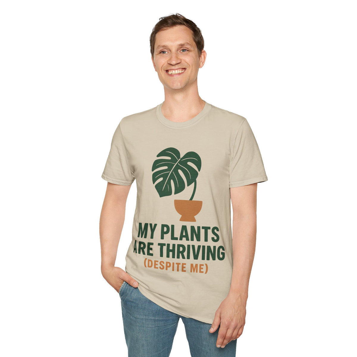 Plant Lover T-Shirt — 'My Plants Are Thriving, Therapy Not' Potted Monstera Tee - Trending Now - September 2026
