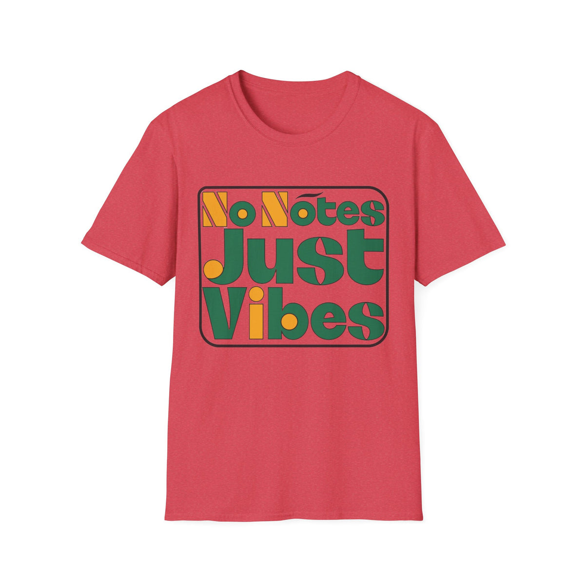Just Vibes T‑Shirt — "No Notes Just Vibes" Retro Graphic Tee - Trending Now - August 2026