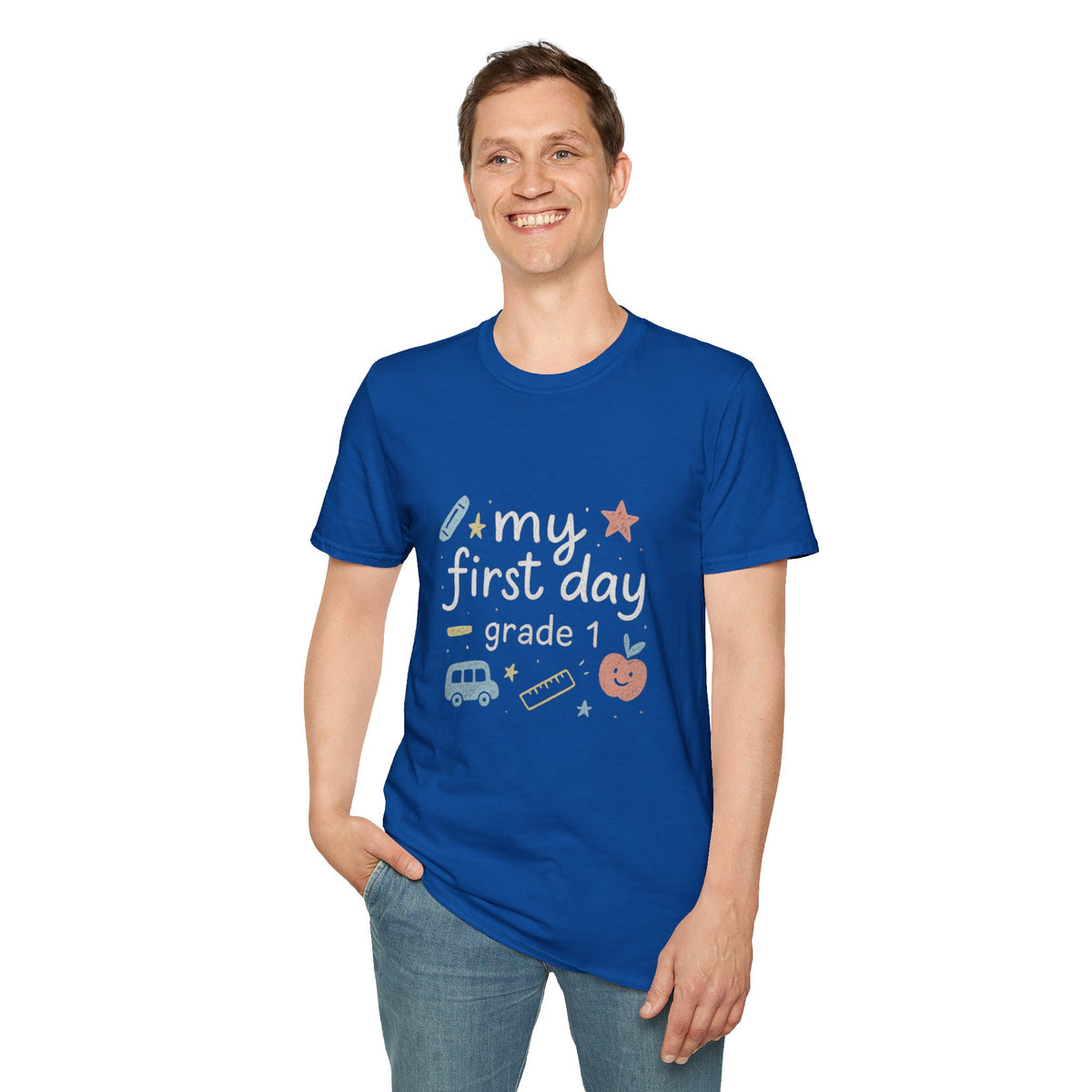 My First Day T‑Shirt — Cute Back-to-School Graphic Tee (My First Day, Grade 1) - Trending Now - August 2026