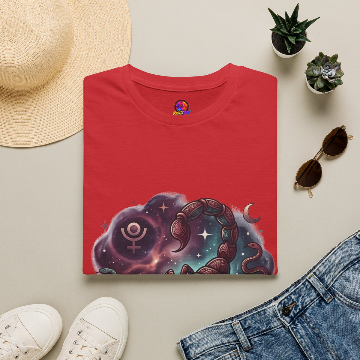 Scorpio Constellation T-Shirt — Cosmic Scorpion Zodiac Tee