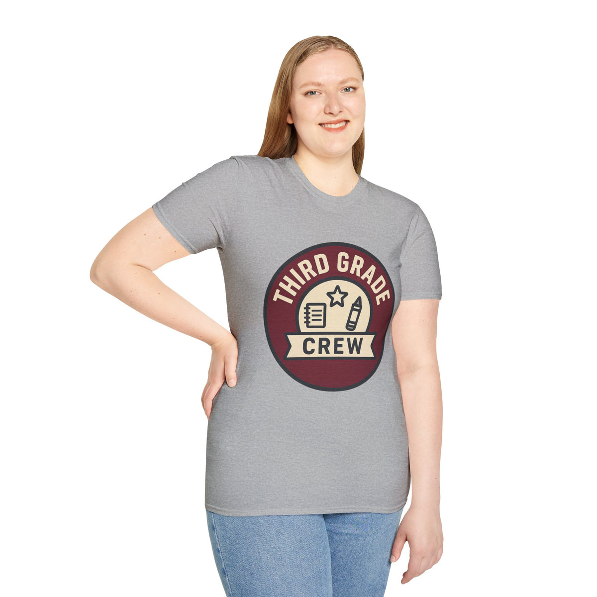 Third Grade Crew T-Shirt — Retro School Teacher & Student Tee - Trending Now - August 2026