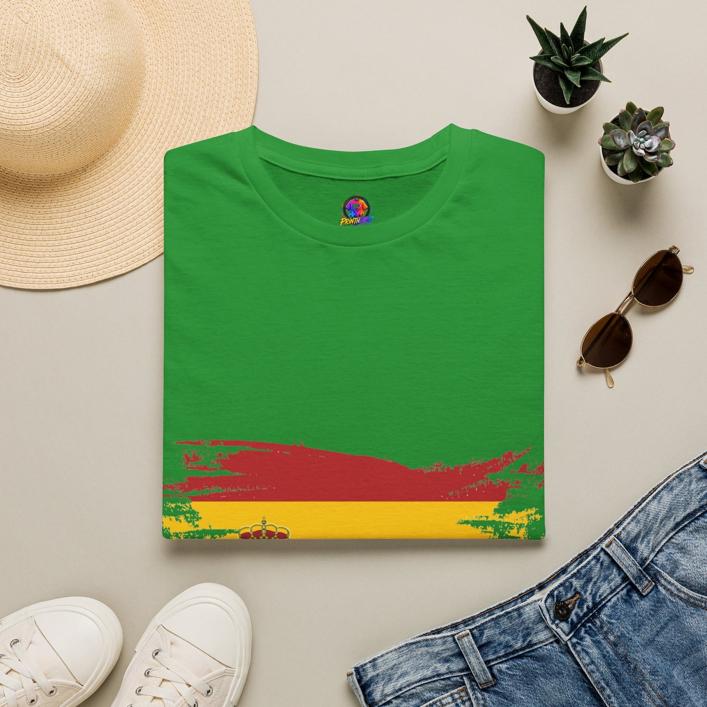 Spain Flag T-Shirt — Distressed Spanish Flag Graphic Tee