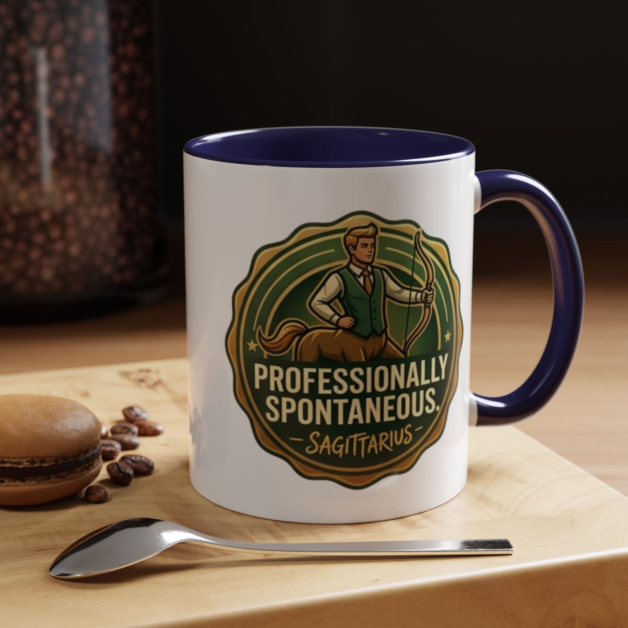 Sagittarius Coffee Mug - "Professionally Spontaneous" Zodiac Accent Mug