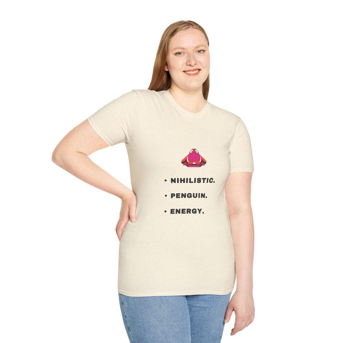 Nihilistic Penguin T-Shirt — Cute Minimalist Graphic Tee - Trending Now - September 2026